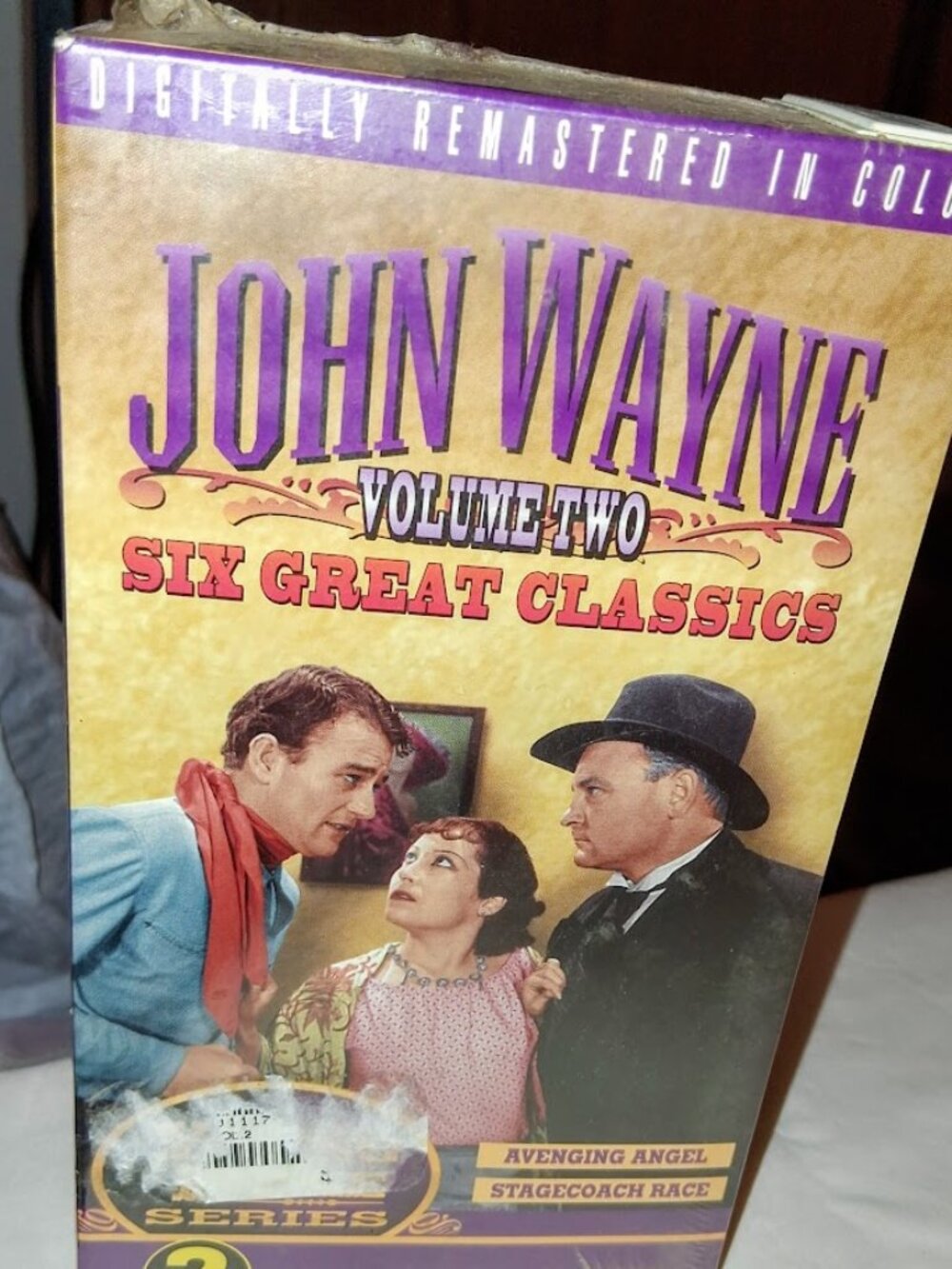 John Wayne Six Great Classics Vol. 2 VHS Box Set – Sealed | Avenging Angel & Sta